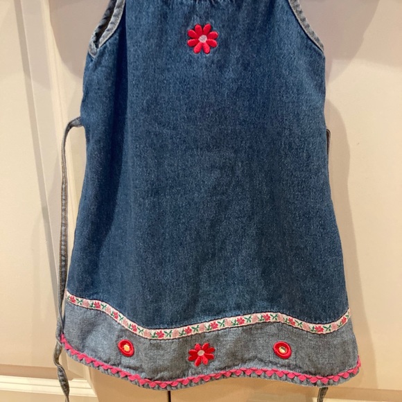 Vintage  Mirrored Floral Embroidered Denim… - Picture 5 of 16